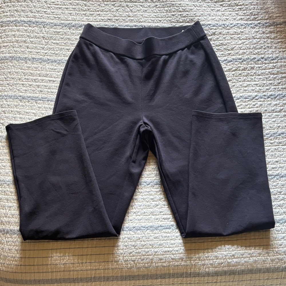 Eileen Fisher Ponte Knit Slacks Elastic Waist Sz. PP
